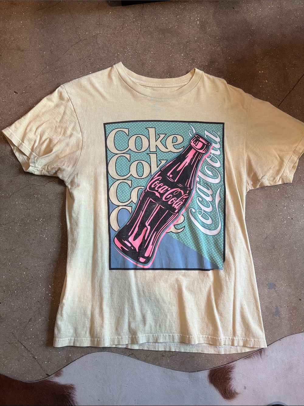 Vintage coca cola shirt andy warhol like print